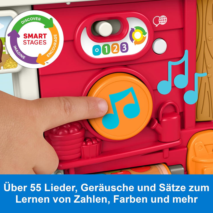 Fisher-Price Little People Tierfreundlicher Bauernhof. Interaktives Spielset für Kinder von 1–5 Jahr