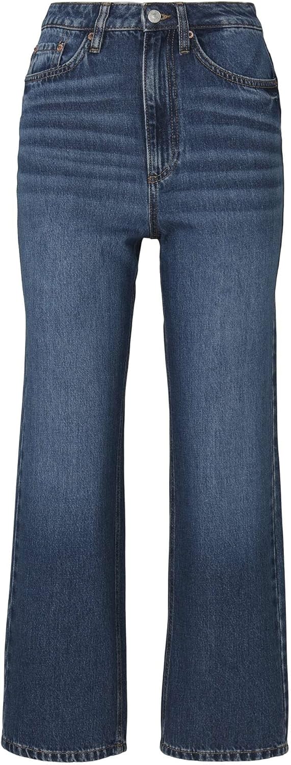 TOM TAILOR Damen Jeanshosen Kate Straight Jeans Clean Mid Stone Blue Denim,31,10113,6000