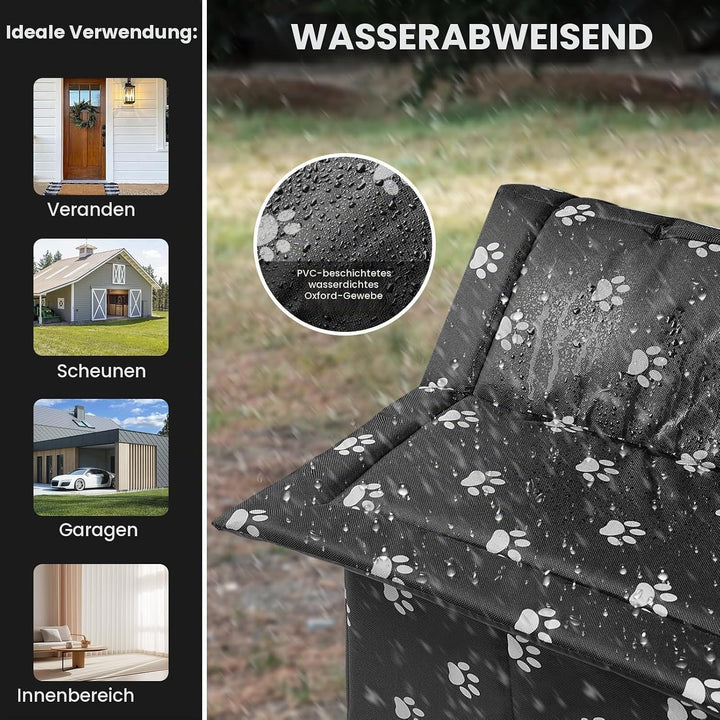 Katzenhaus Outdoor, Katzenhöhlen Für Draussen Winterfest Wasserdicht, Faltbare Wasserdicht Wetterfes