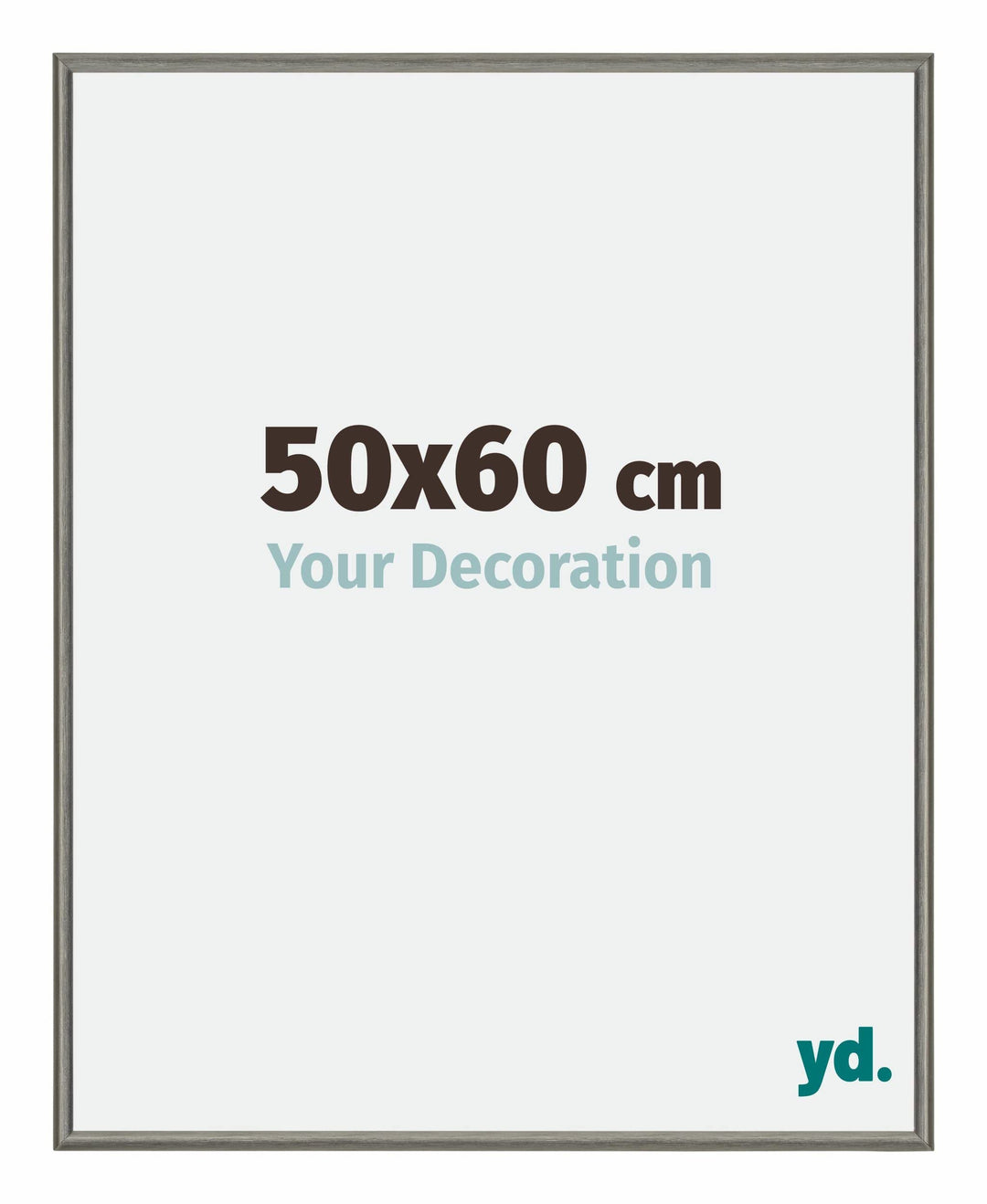 yd. Your Decoration - Bilderrahmen 50x60 cm - Bilderrahmen aus Aluminium mit Acrylglas - Antireflex