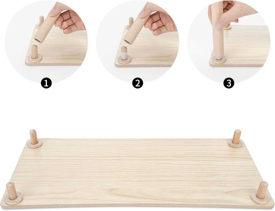 Niteangel Hamster Spielpodest aus Holz für Zwerghamster, Syrische Hamster, Gerbils, Mäuse, Degus ode