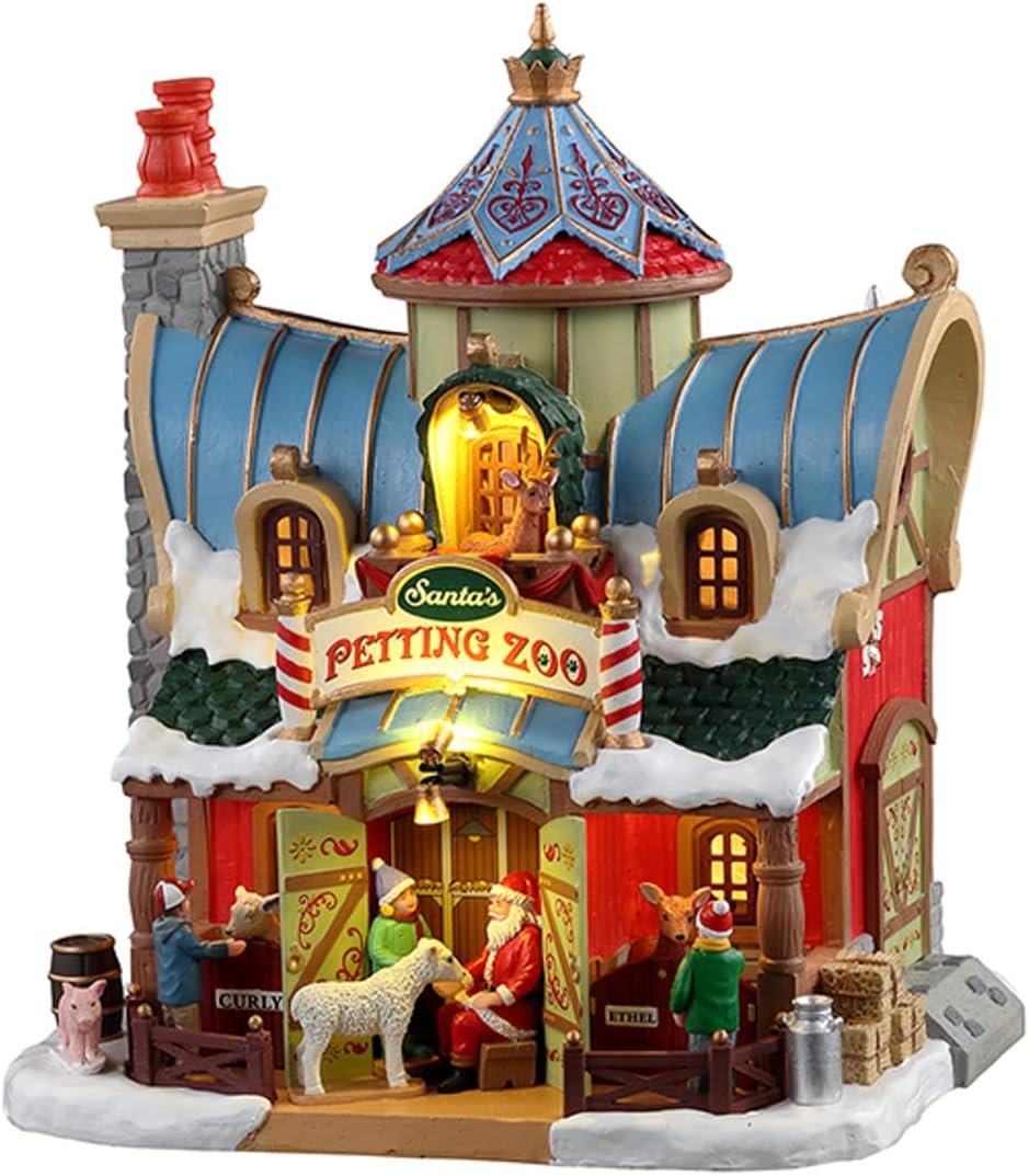 Lemax - Santa's Petting Zoo, B/o (4.5v)