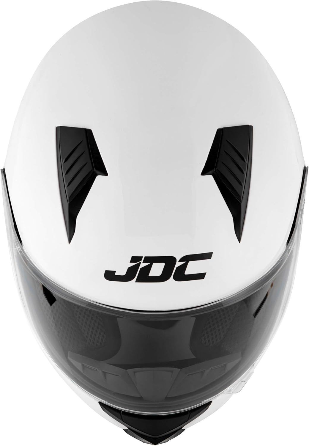 JDC volles Gesicht Motorrad Helm - Prism S Weiss, S Weiss