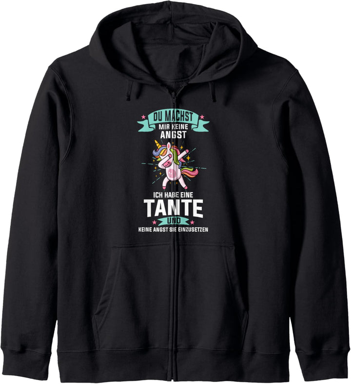 Tante Nichte Einhorn Tante Kapuzenjacke