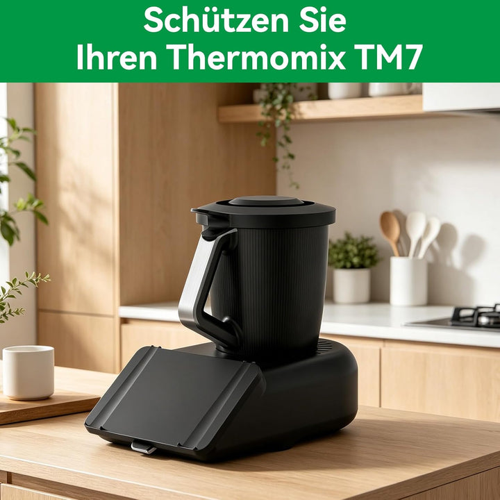 Displayschutz für Thermomix TM7 Displayabdeckung mit Spatelhalter, Thermomix TM7 Zubehör, Hartschale