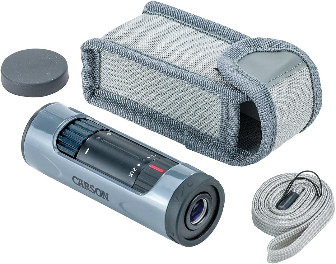 Carson MonoZoom 7x-21x Monokular mit Zoom Funktion und Vorrichtung zur Stativmontage (ZM-721) MonoZo