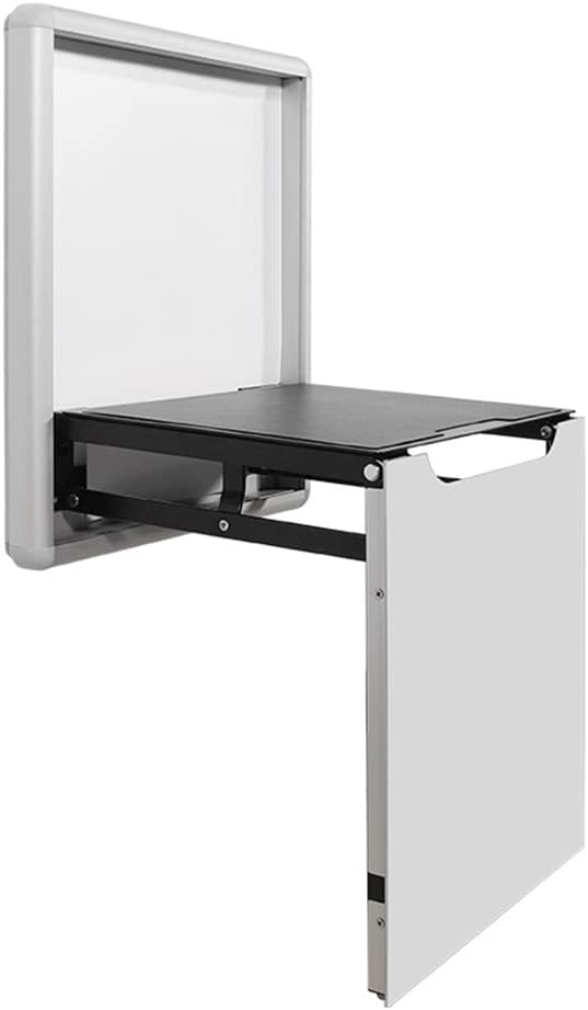 Hoconnie Wandklappstuhl Wandmontierter Klappstuhl zur Wandmontage Unsichtbarer Wandstuhl Platzsparen