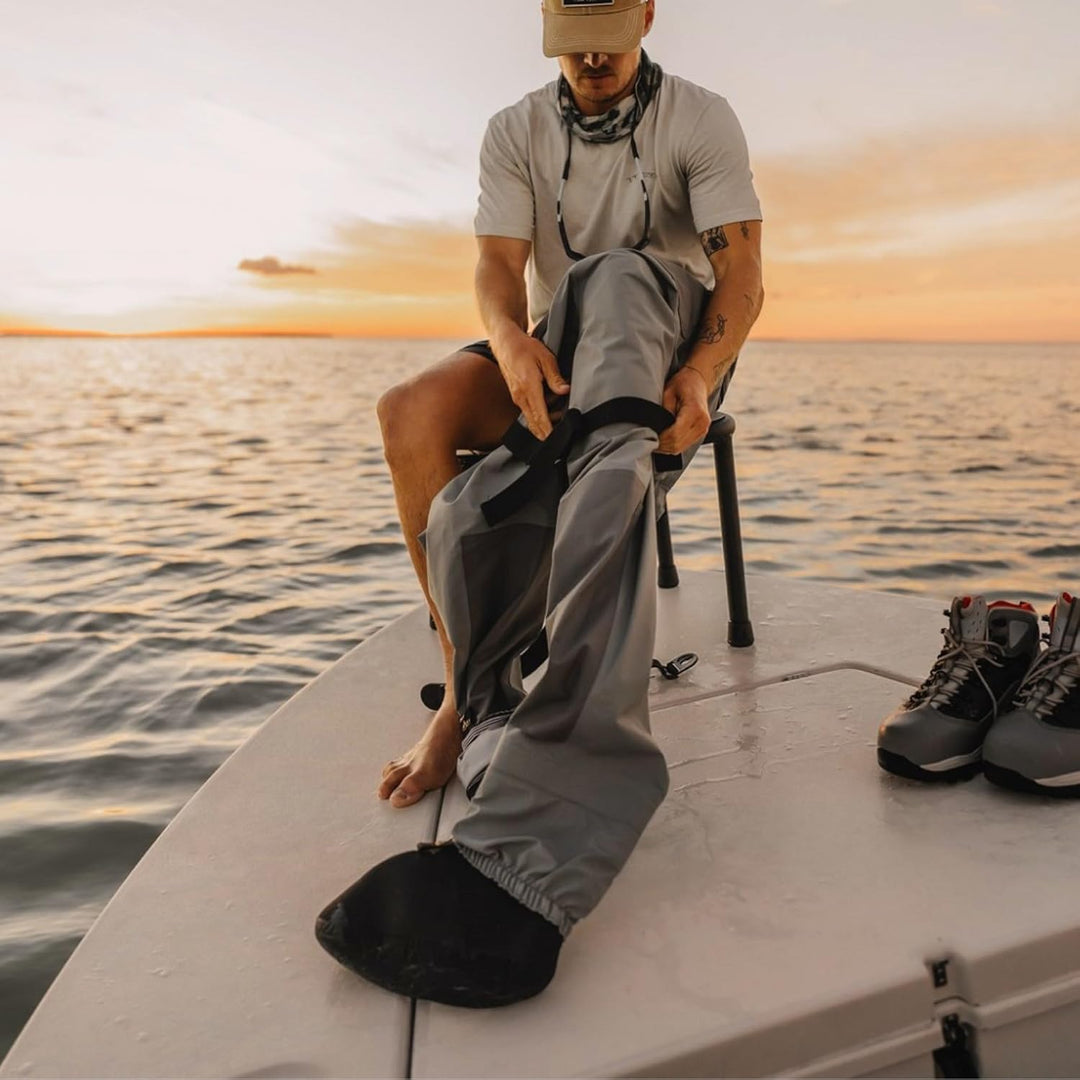 frogg toggs Herren Hellbender Wathose für Den Angler, Atmungsaktiv Angeln M Schiefergrau, M Schiefer