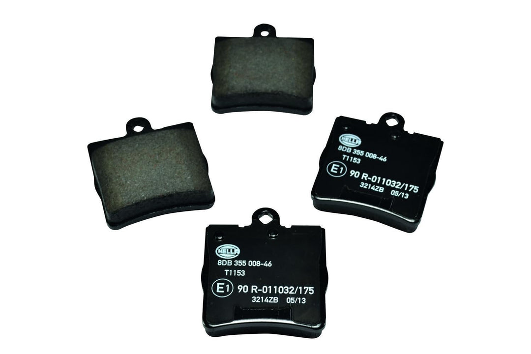 HELLA PAGID 8DB 355 008-461 Bremsbelagsatz - T1153 - Dicke/Stärke: 15.7mm - Bremssystem: Teves - nic