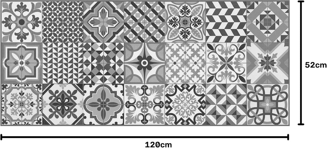 vilber, Vinylteppich, Toledo DU 05 52 X 120 x 0.22 cm Schwarz - 05 52 x 120 x 0.22 cm, Schwarz - 05