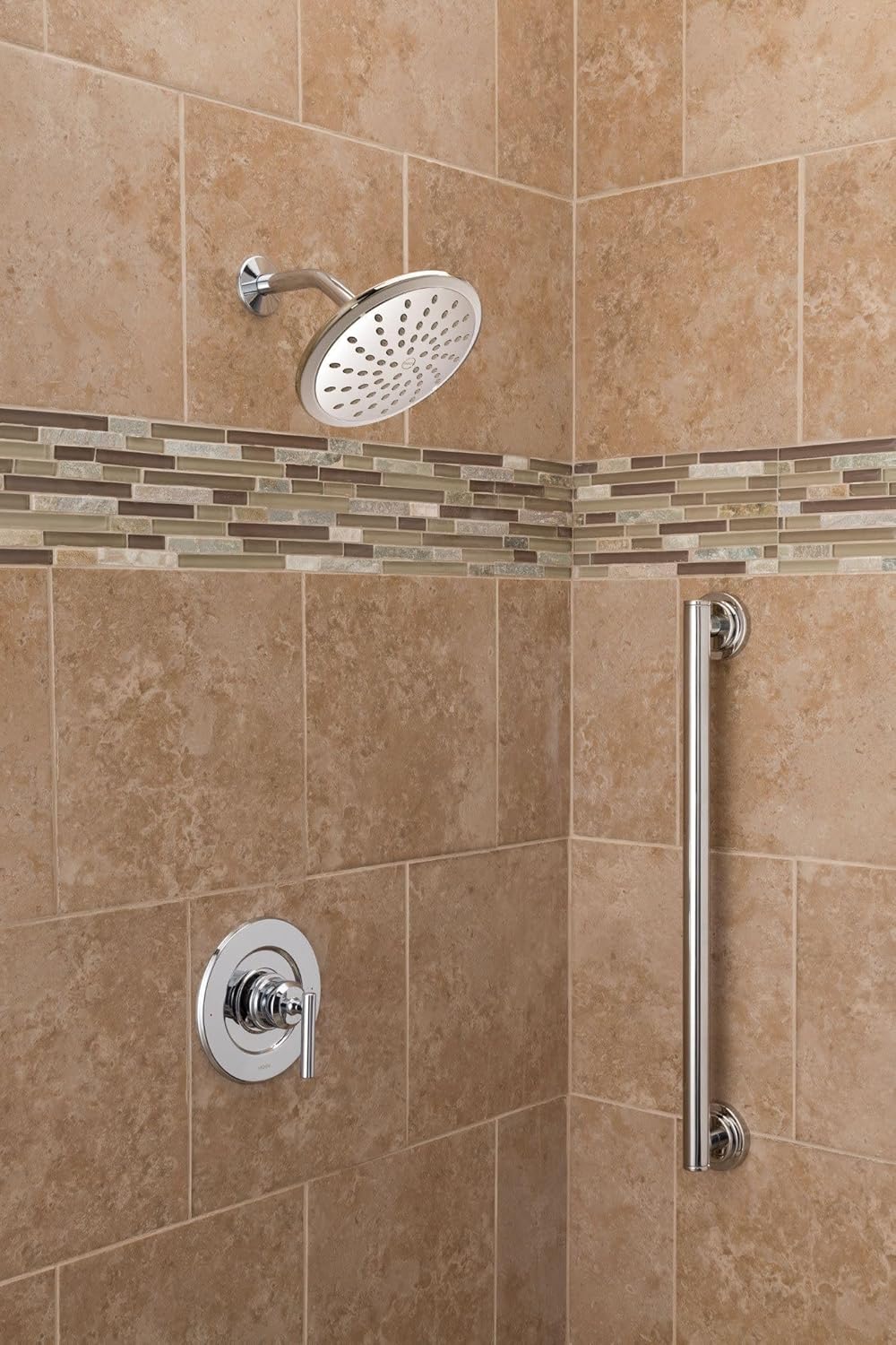 Moen 8 6345, 20,3 cm Feste Rainshower Duschkopf, Chrom Chrome, Chrome