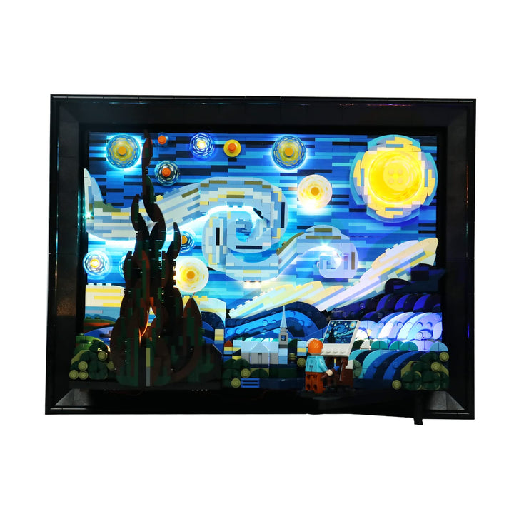 Led Licht Set für Lego The Starry Night, Led Beleuchtungs Set für Lego 21333 Lego Ideas Vincent Van