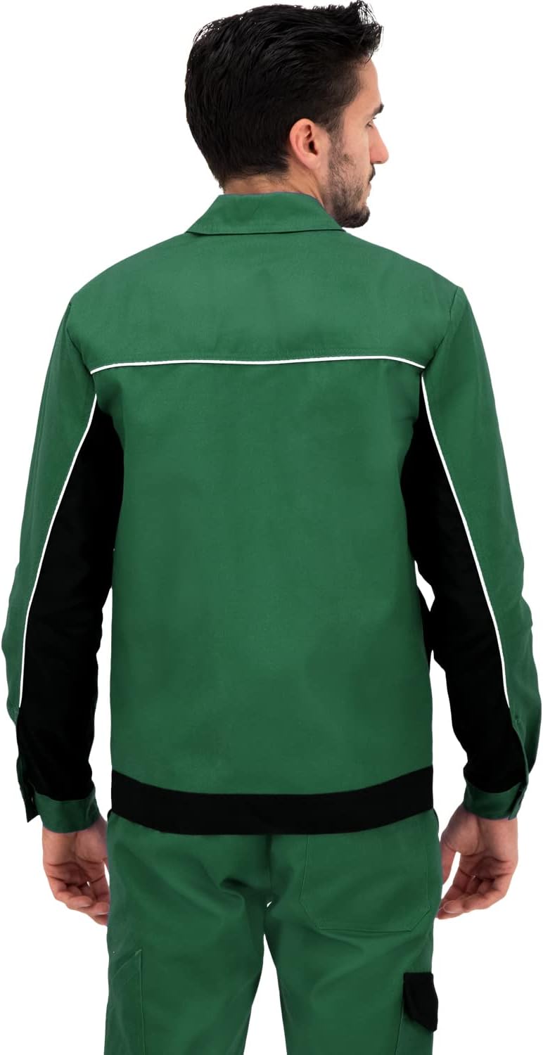 BWOLF ARES 100% Baumwolle Arbeitsjacke Männer Arbeitsjacke Herren Arbeitsjacke Bundjacke, S Gr&