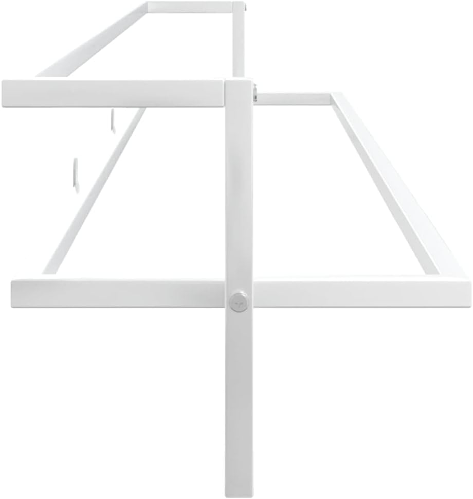 Handtuchhalter mit Regal, Blanket Ladder mit Metallrahmen für Balkon, Badezimmer, Platzsparend, Nich