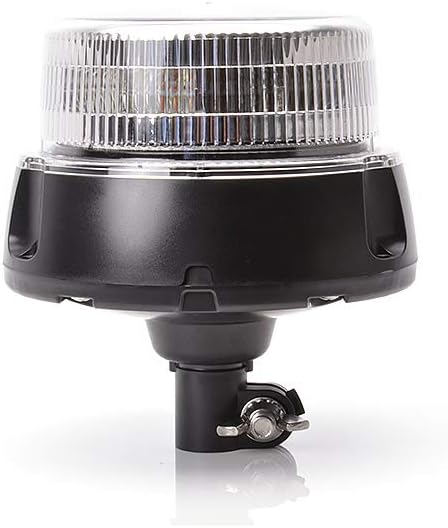 LED-MARTIN R65 Design Rundumleuchte BRILAR - Doppelblitz - klar/gelb - DIN