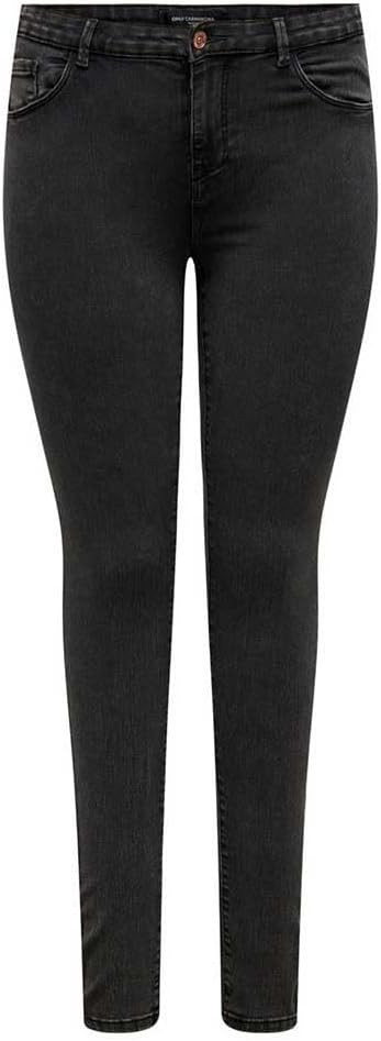 ONLY CARMAKOMA Damen Skinny-fit-Jeans 48W / 32L Dark Grey Denim, 48W / 32L Dark Grey Denim