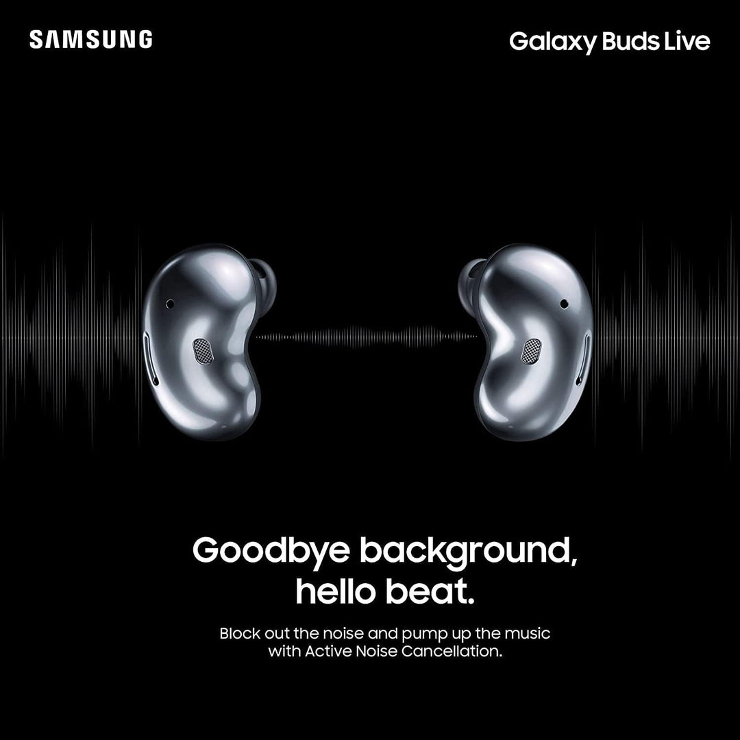 Samsung Galaxy Buds Live, Kabellose Bluetooth-Kopfhörer mit Noise Cancelling (ANC), ausdauernder Akk