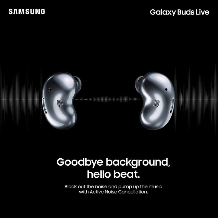 Samsung Galaxy Buds Live, Kabellose Bluetooth-Kopfhörer mit Noise Cancelling (ANC), ausdauernder Akk