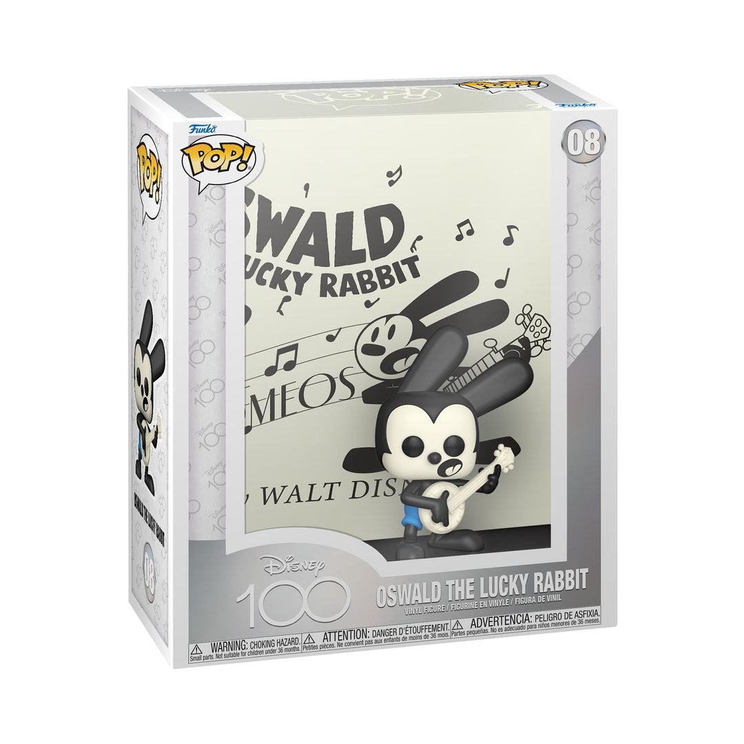 Funko Pop! Art Cover: Disney 100 - Oswald The Lucky Rabbit - Vinyl-Sammelfigur - Geschenkidee - Offi