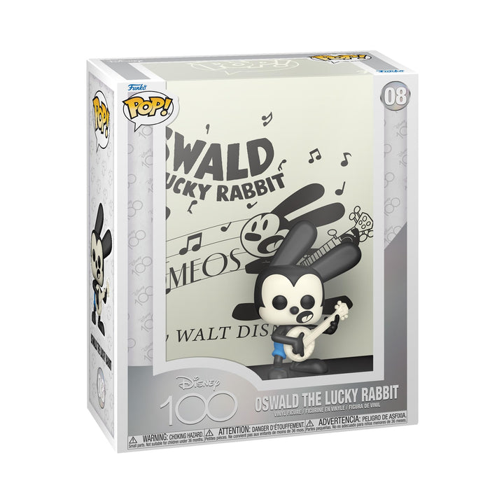 Funko Pop! Art Cover: Disney 100 - Oswald The Lucky Rabbit - Vinyl-Sammelfigur - Geschenkidee - Offi
