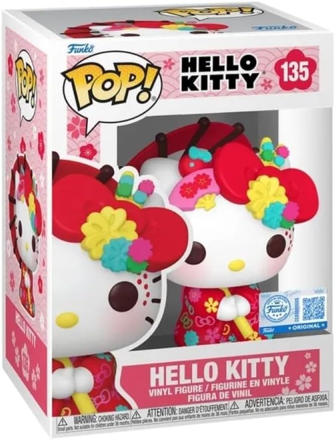 Funko Pop! Vinyl: Hello Kitty - Hello Kitty in Kimono - Vinyl-Sammelfigur - Geschenkidee - Offiziell