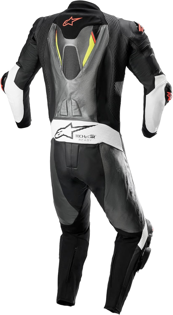 Alpinestars Missile V2 Ignition 1-Teiler Motorrad Lederkombi (Gray/Black,50) 50 Metallgrau Schwarz F
