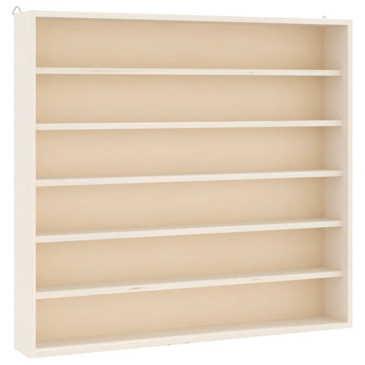 vidaXL Sammlervitrine aus Holz mit 6 Regalen, Wandvitrine für Wohnzimmer Esszimmer Schlafzimmer, Wan