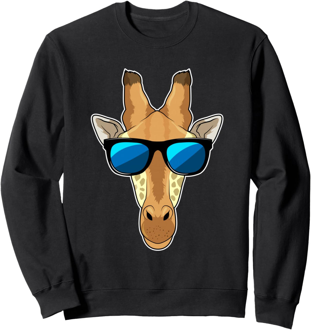 Giraffe Sonnenbrille Sweatshirt