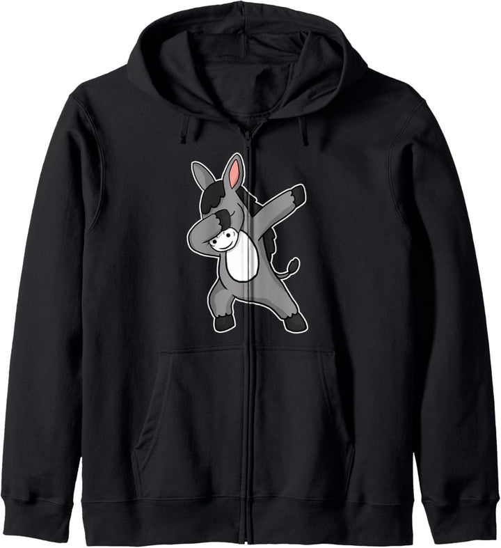 Lustiges Dabbing Esel Geschenk Muli Dab Dance Kapuzenjacke