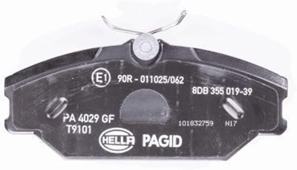 HELLA PAGID 8DB 355 019-391 Bremsbelagsatz - T9101 - Dicke/Stärke: 18.3mm - Bremssystem: Lucas - nic