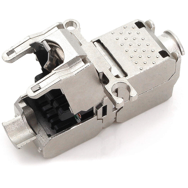 1aTTack.de Cat. 6A Keystone Verbinder werkzeuglos Schneidklemme auf Schneidklemme AWG 22 bis AWG 26