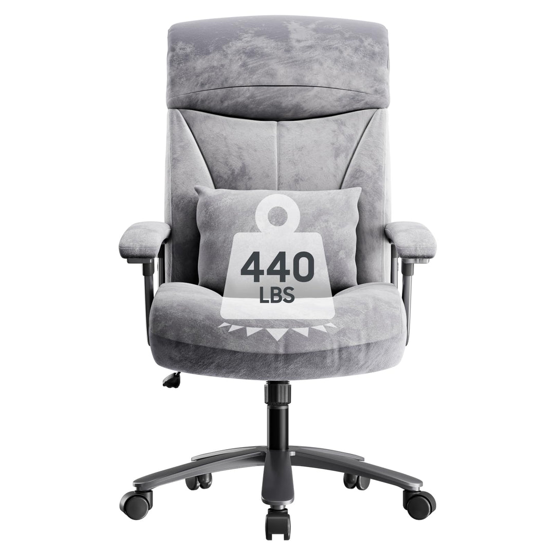 Asukale Bürostuhl Ergonomisch 200KG, Schreibtischstuhl Computerstuhl Office Chair, Hoher Rücken Ergo