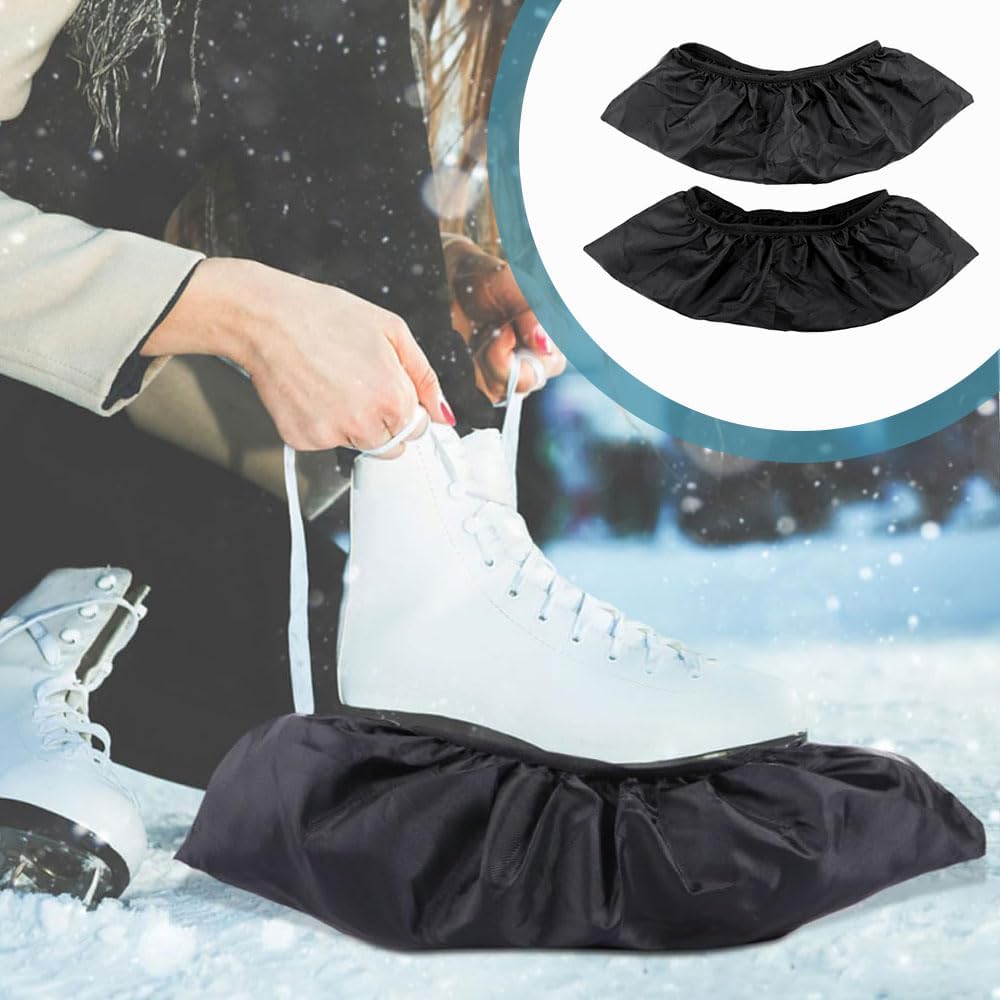 songyea Kufenschoner Schlittschuhe, Verstellbare Eishockey Schlittschuhe Kufenschoner, 1 Paar Elasti