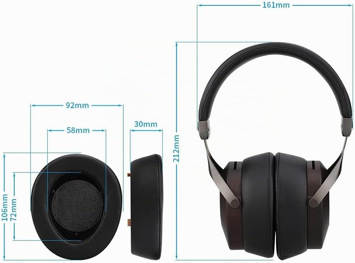 SIVGA SV021 Robin Classic Holz geschlossen zurück verdrahtet Over-Ear Kopfhörer (Zebrano), Zebrano