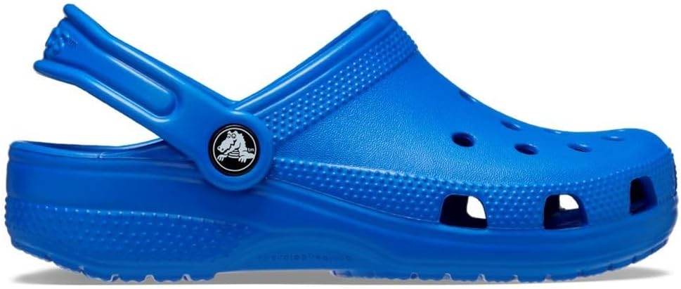 Crocs Unisex Kinder Classic Clog K Holzschuh 28/29 EU Blue Bolt, 28/29 EU Blue Bolt