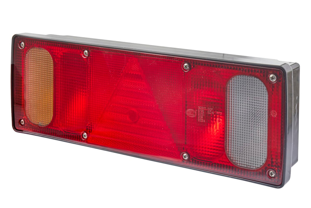 HELLA - Heckleuchte - EasyConn I - Glühlampe - Anbau/geschraubt - Lichtscheibenfarbe: mehrfarbig - S