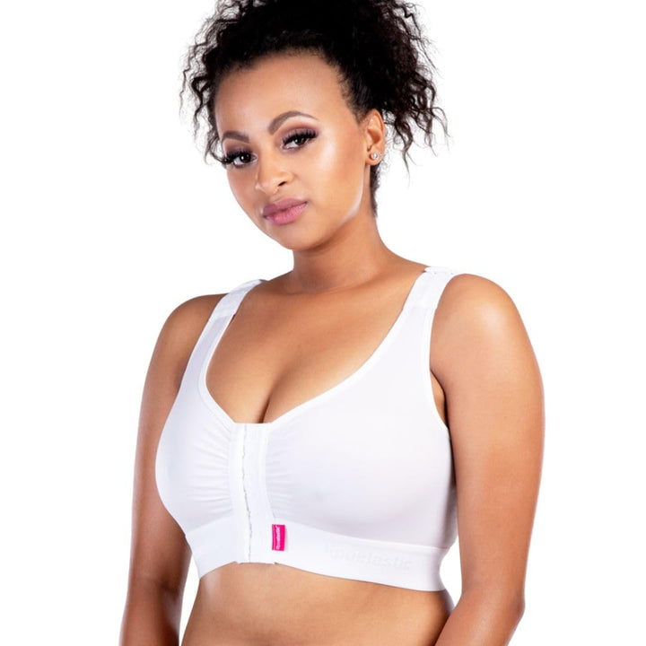 LIPOELASTIC Postoperativer Kompressions-BH PI extra Weiss XXL