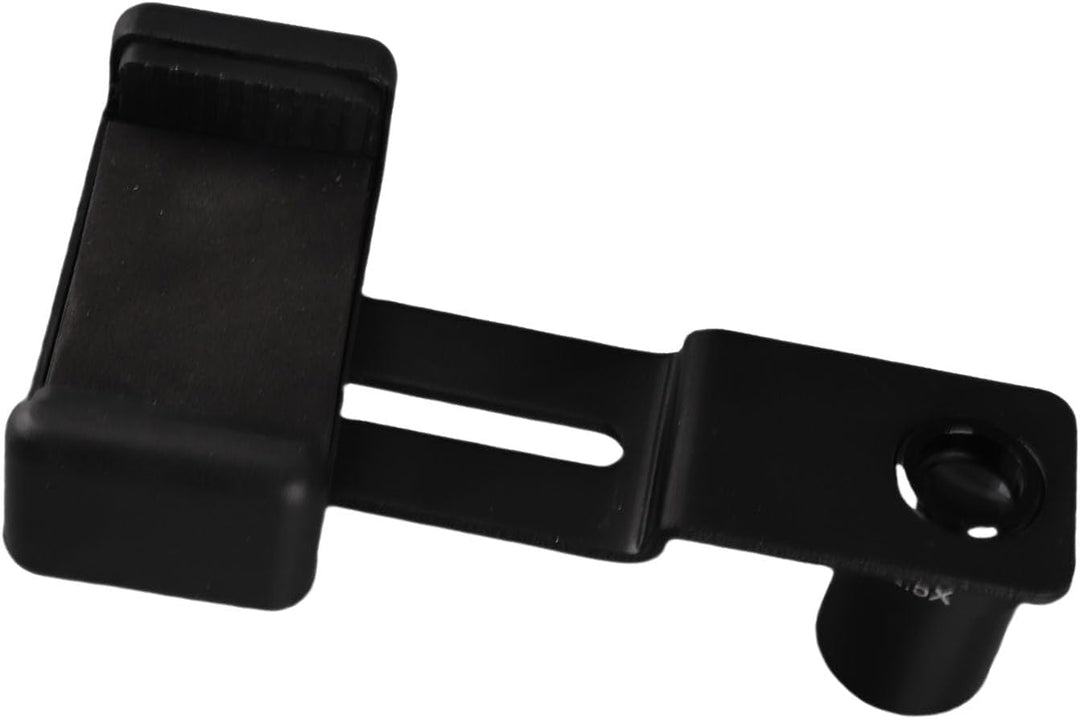 Mikroskop-Objektiv-Handy-Adapter, 23,2 mm Okulartubus, Aluminiumlegierung, Schwarz, 12,5-faches Okul