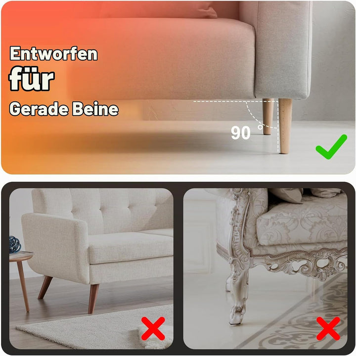 Uross Unter Sofa Blocker Spielzeug 310 cm, Unter Möbeln für Haustiere, Schutzvorrichtungen für unter