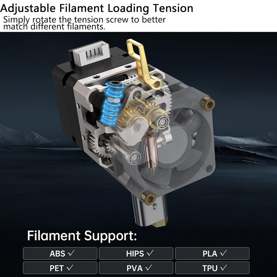 BIQU H2 V2S Lite Extruder Direct Drive Extruder High Flow Hotend Hochgeschwindigkeitsdruck für Ender