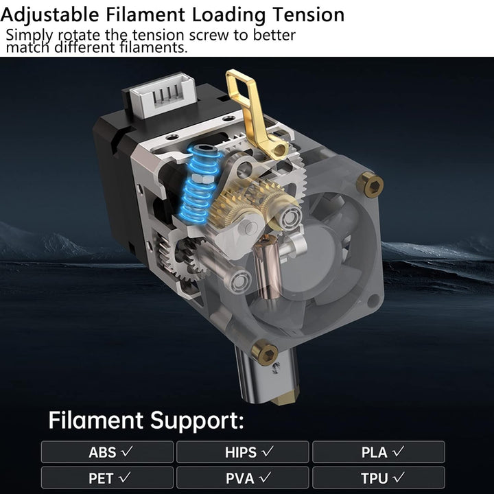 BIQU H2 V2S Lite Extruder Direct Drive Extruder High Flow Hotend Hochgeschwindigkeitsdruck für Ender