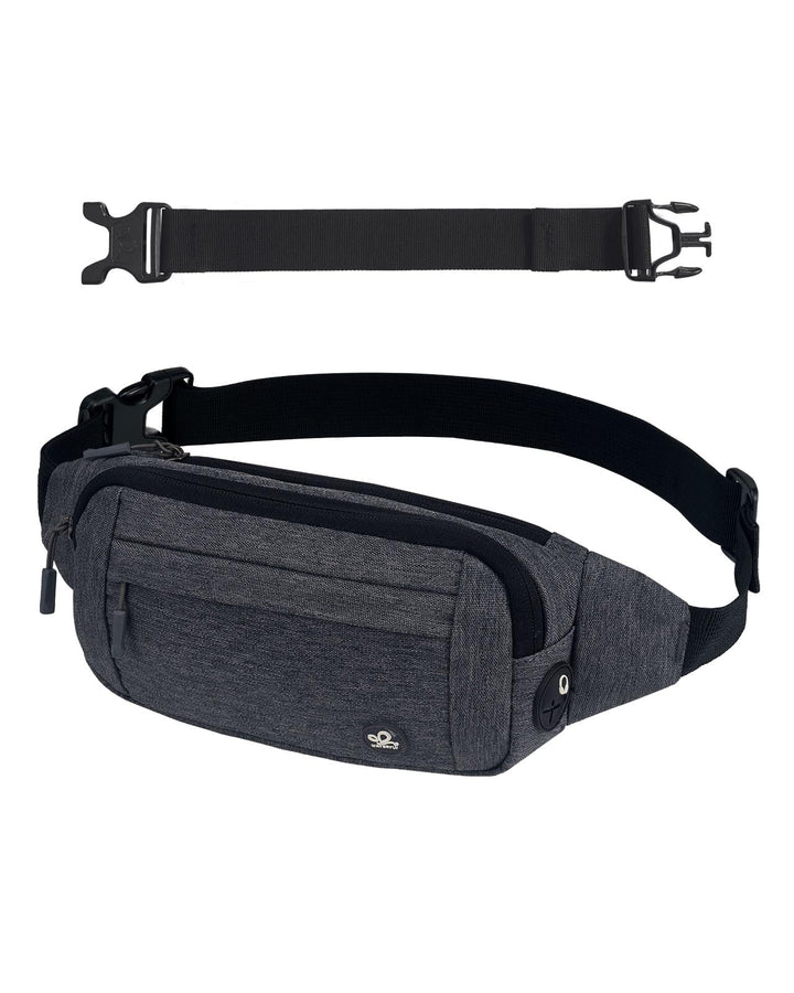 WATERFLY Bauchtasche Hüfttasche Herren Damen: Klein Gürteltasche Sport Bum Hip Bag Männer Frauen Wai