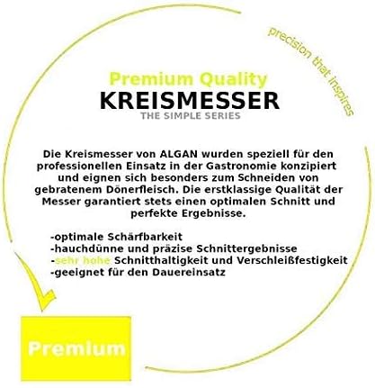 ALGAN Döner Kebab Kreismesser Dönermesser K-C80 Premium