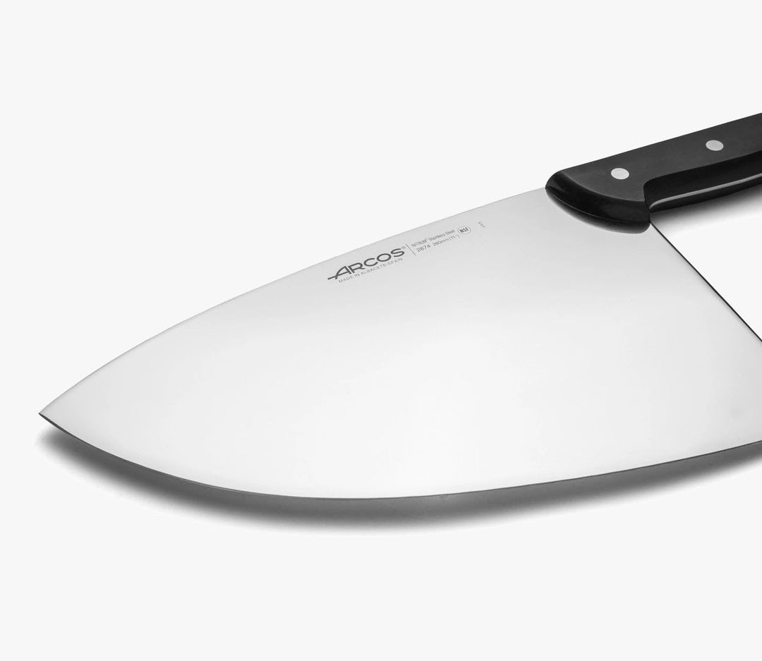 Arcos Serie Universal - Hackmesser Metzgermesser - Klinge Nitrum Edelstahl 280 mm - HandGriff Polyox