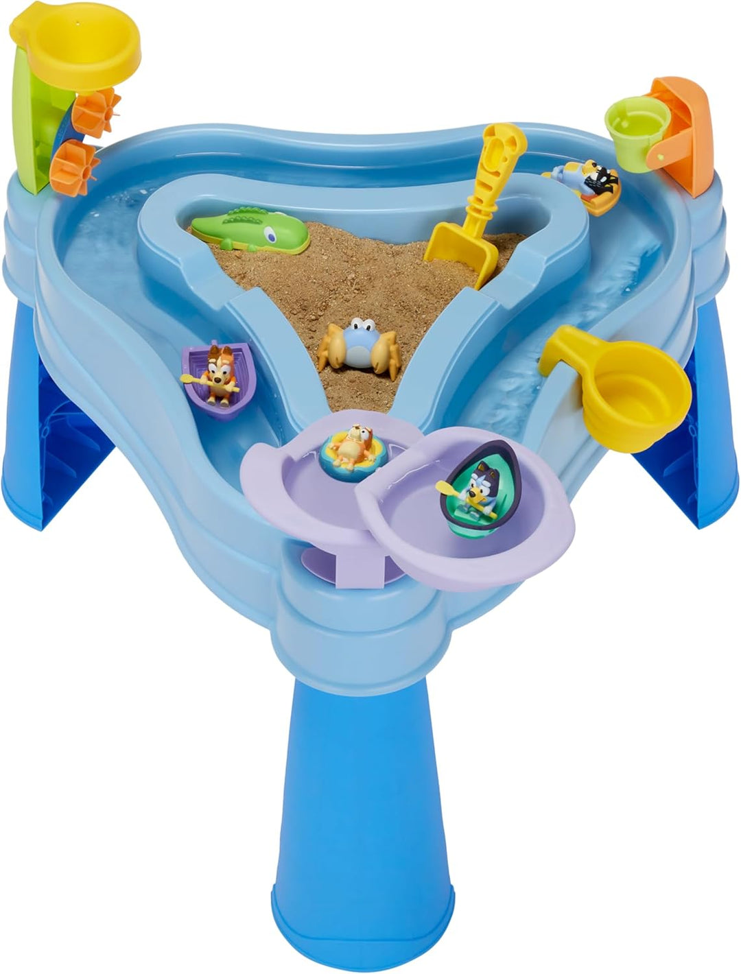Little Tikes Bluey Wassertisch mit 6 Zubehörteilen Bluey Active Play für Jungen und Mädchen im Alter