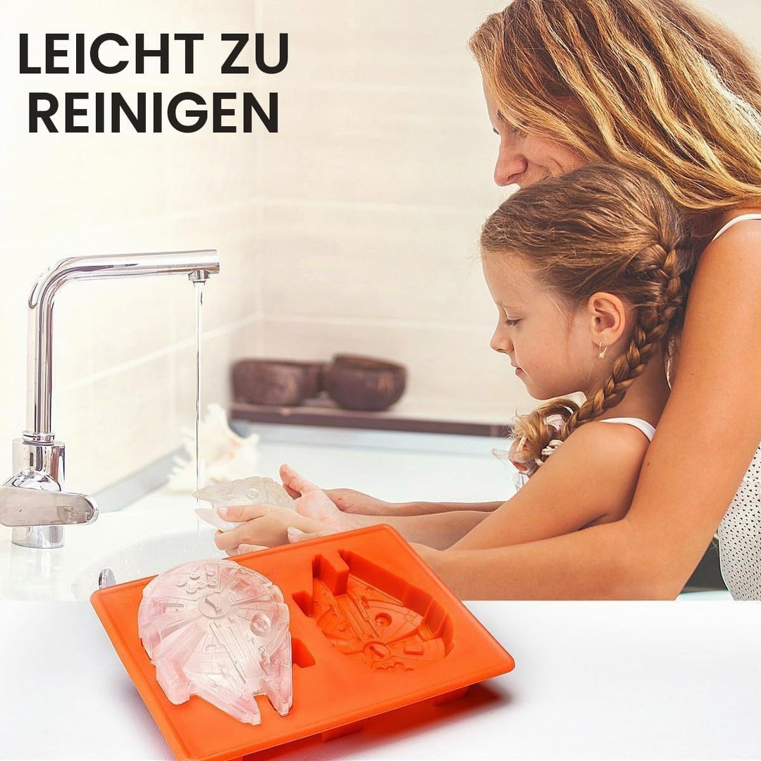 Sunerly Eiswürfelformen/Silikonförmchen in Form von Star-Wars-Charakteren, ideal für Schokolade, Eis