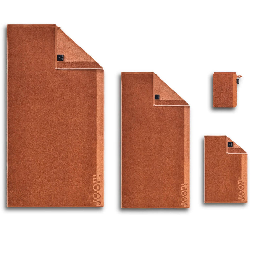 Joop! Handtücher Tone Doubleface 1689 Kupfer - 38 Duschtuch 80x150 cm, Kupfer - 38 Duschtuch 80x150