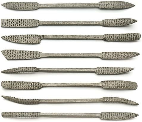 KopSho Speckstein Werkzeugset Raspel 8 Teile 20cm