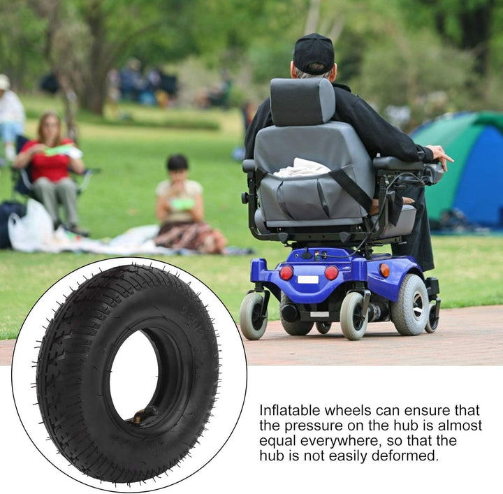 Alomejor Scooter Wheel Reifen Innenschlauch Schlauchreifen 2.80‑2.50‑4 für Elektroroller-Ersatzrad