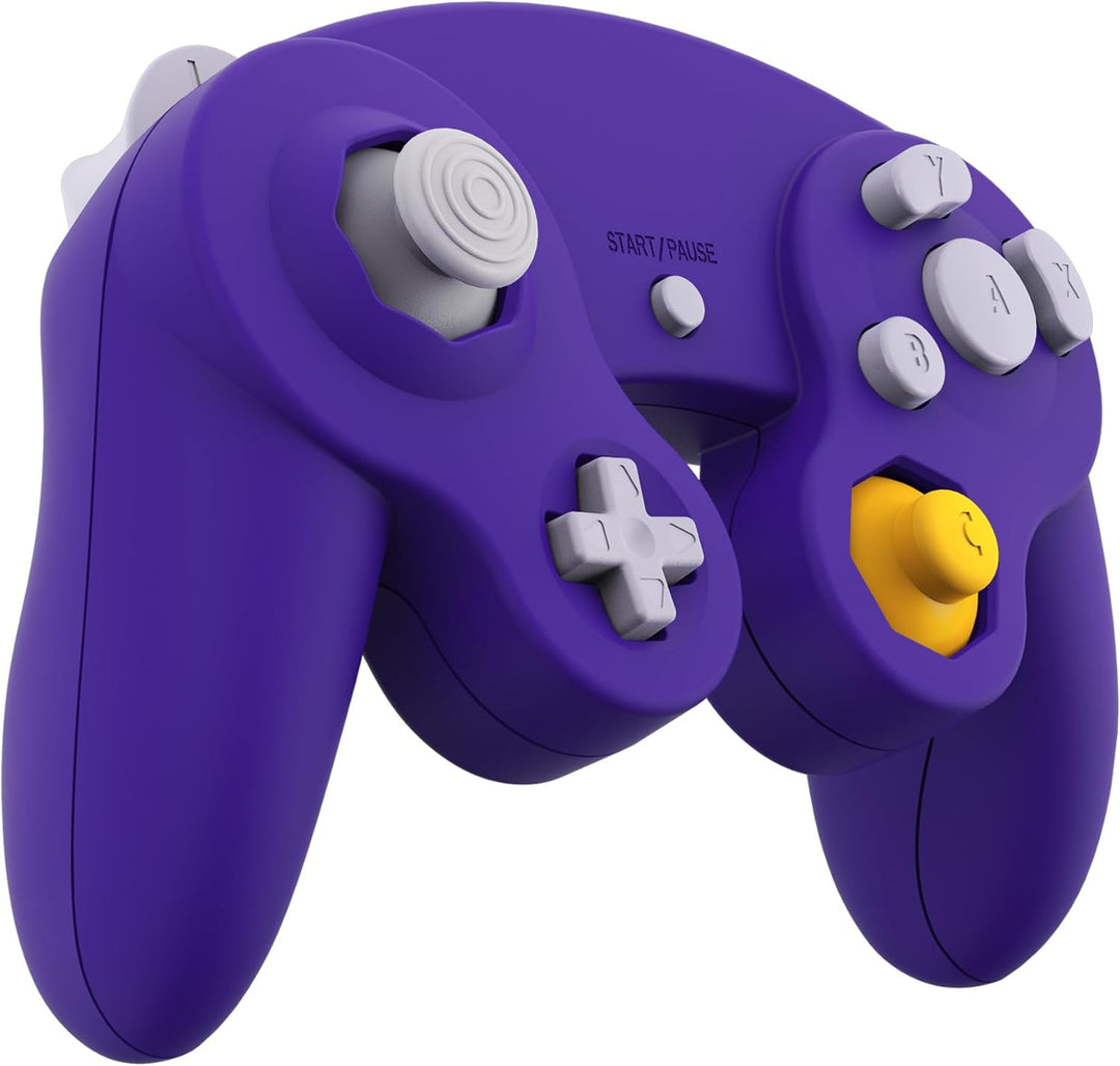 eXtremeRate Ersatz Grips Case Hülle kompatibel mit Nintendo Game Cube Controller, Griff Gehäuse & D-
